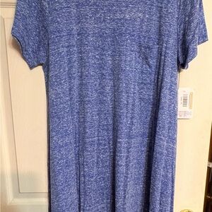 LuLaRoe Heathered Blue Carly NWT